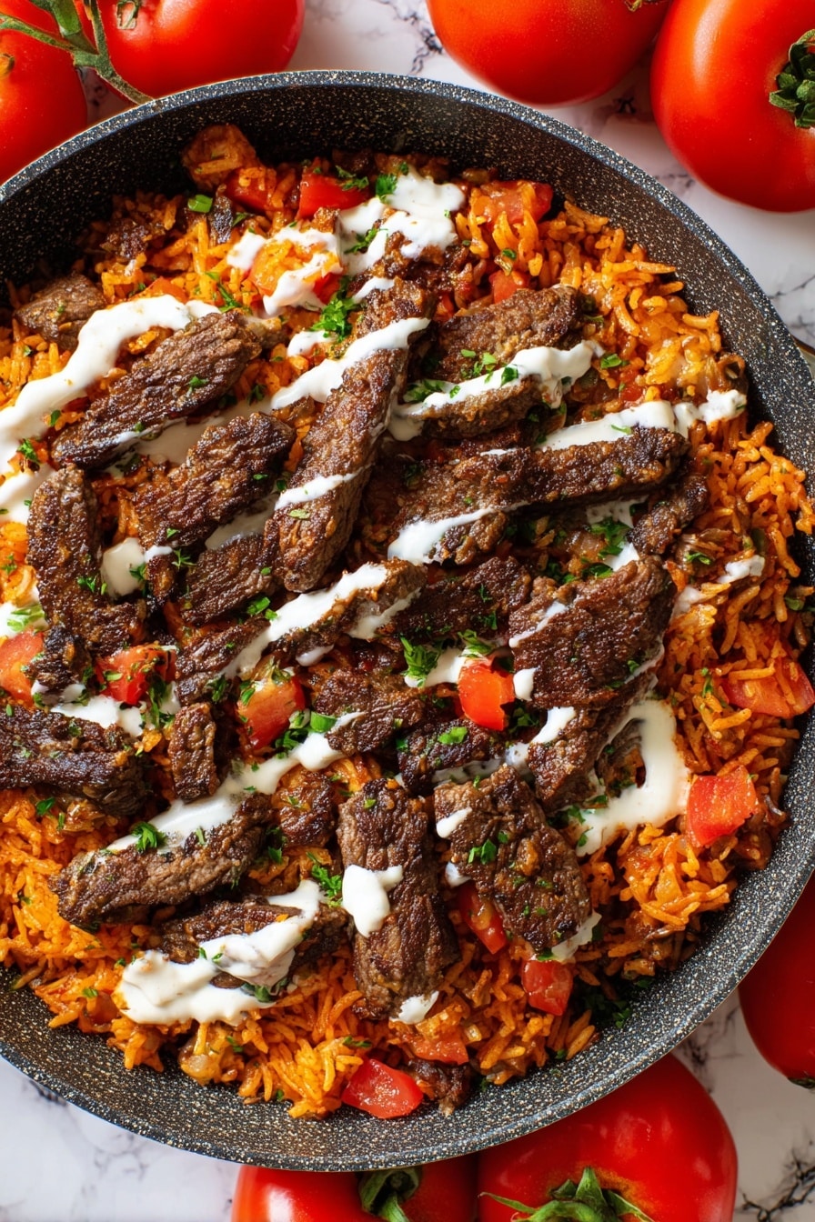Steak & Queso Rice Recipe