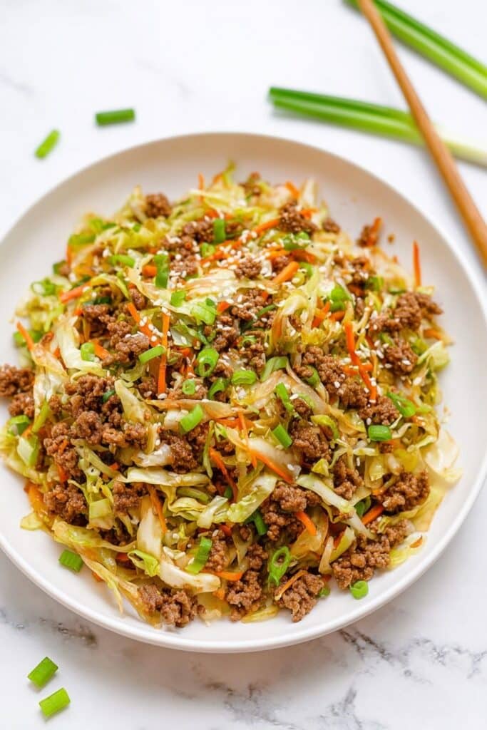 Chicken Egg Roll Bowls Recipe