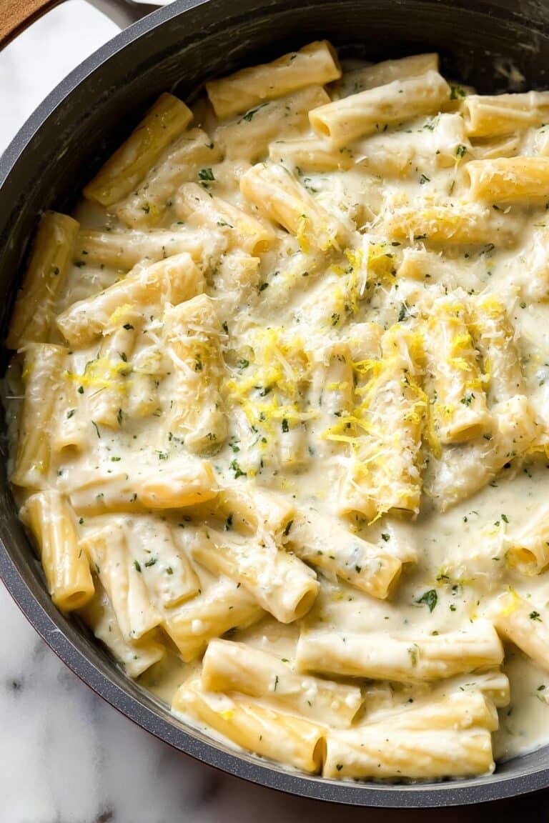 Lemon Garlic Pasta Sauce Recipe