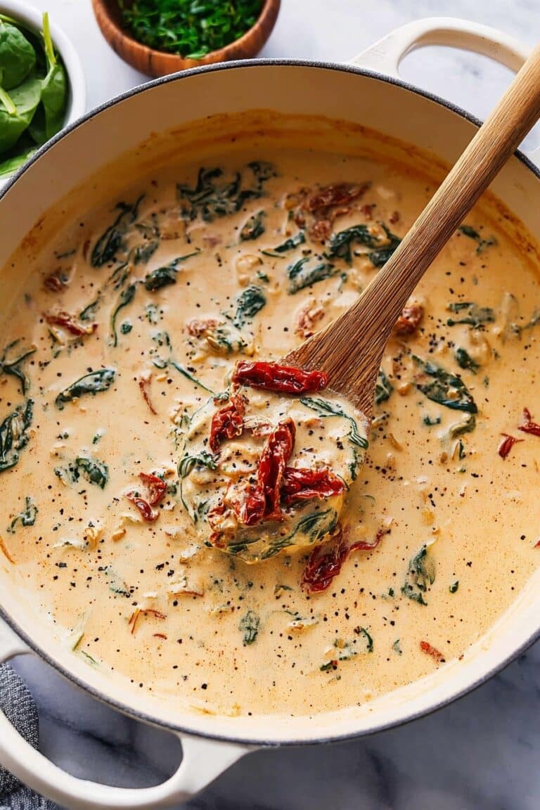 Creamy Tuscan Garlic Sauce Recipe