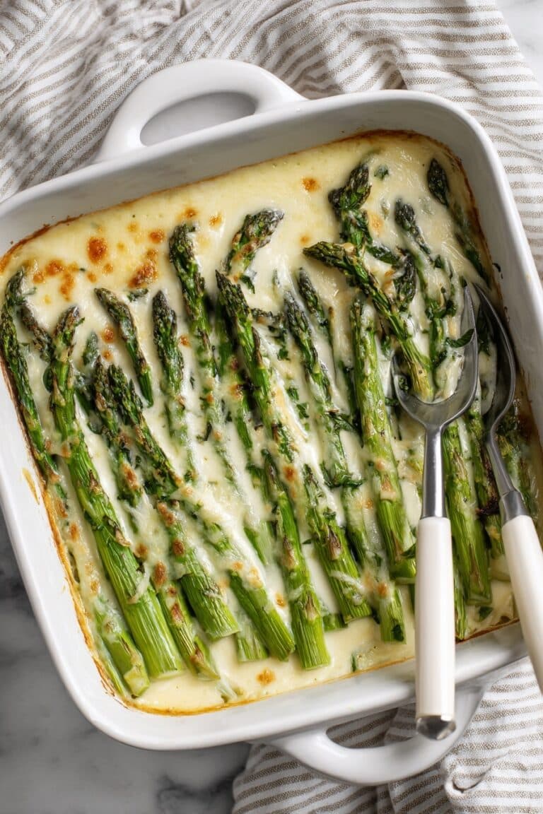 Cheesy Asparagus au Gratin Recipe