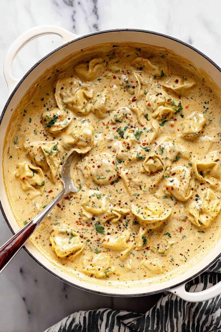 Creamy Tuscan Chicken Tortellini Recipe