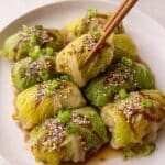 Cabbage Dumplings with Savory Meat and Vegetable Filling Recipe
