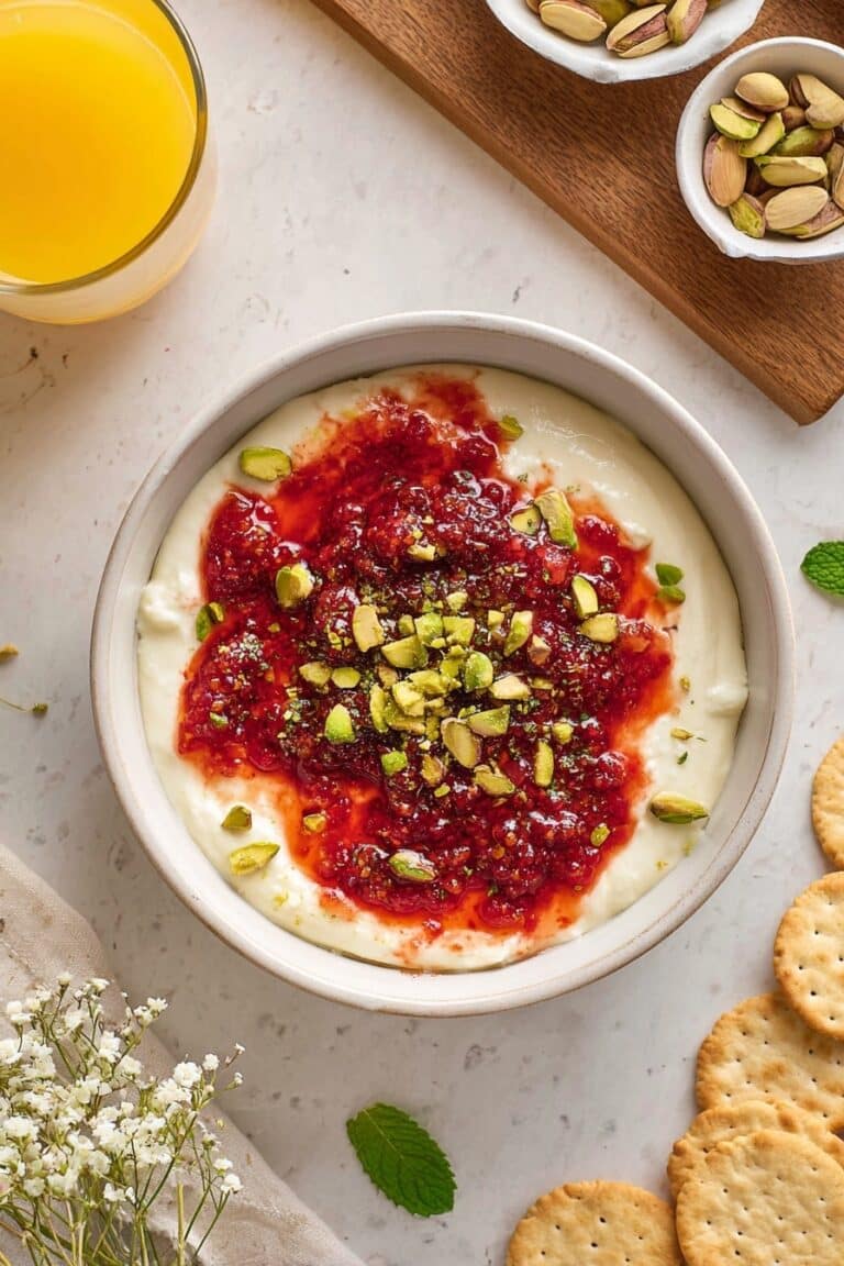 Easy Whipped Feta Dip with Cranberries Recipe