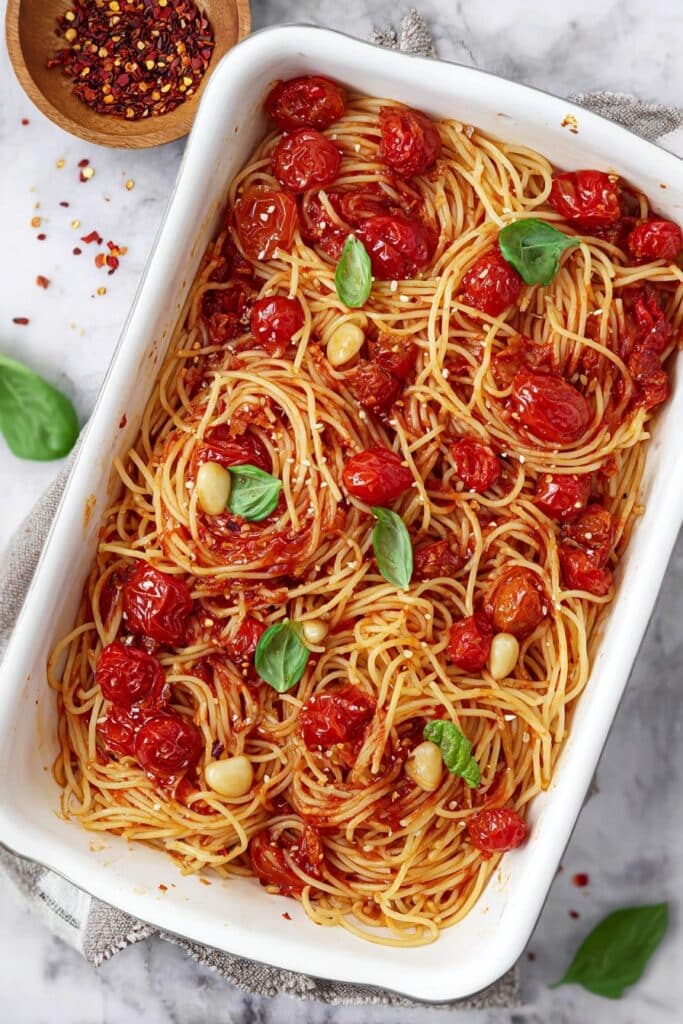 Sheet Pan Spaghetti Recipe