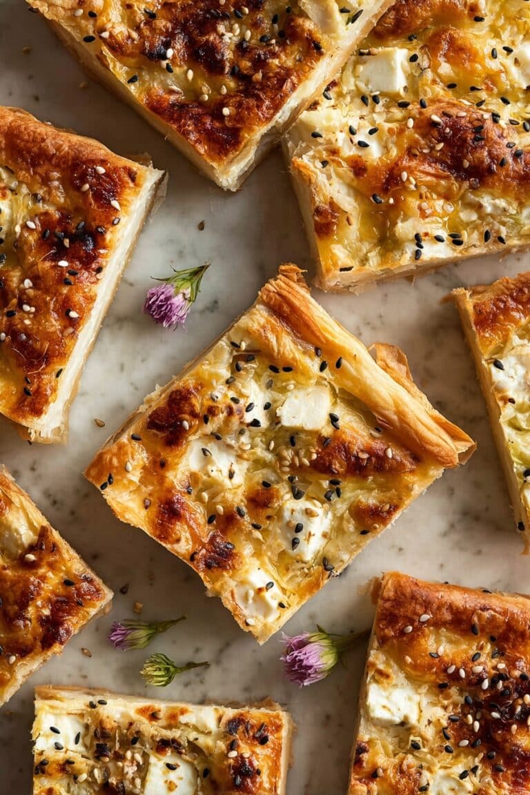 Crinkle Feta Cheese Phyllo Pie Recipe