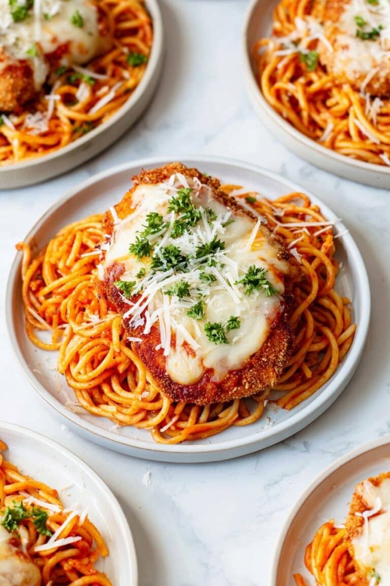 Chicken Parmesan with Spaghetti Recipe