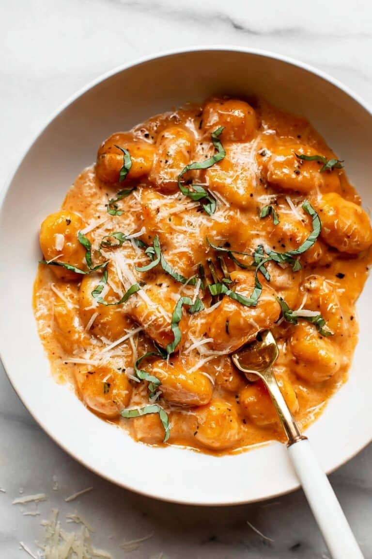 Spicy Tomato Gnocchi with Bacon Recipe