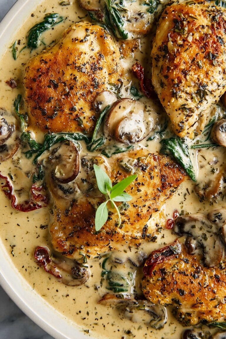 Creamy Mushroom Chicken Recipe