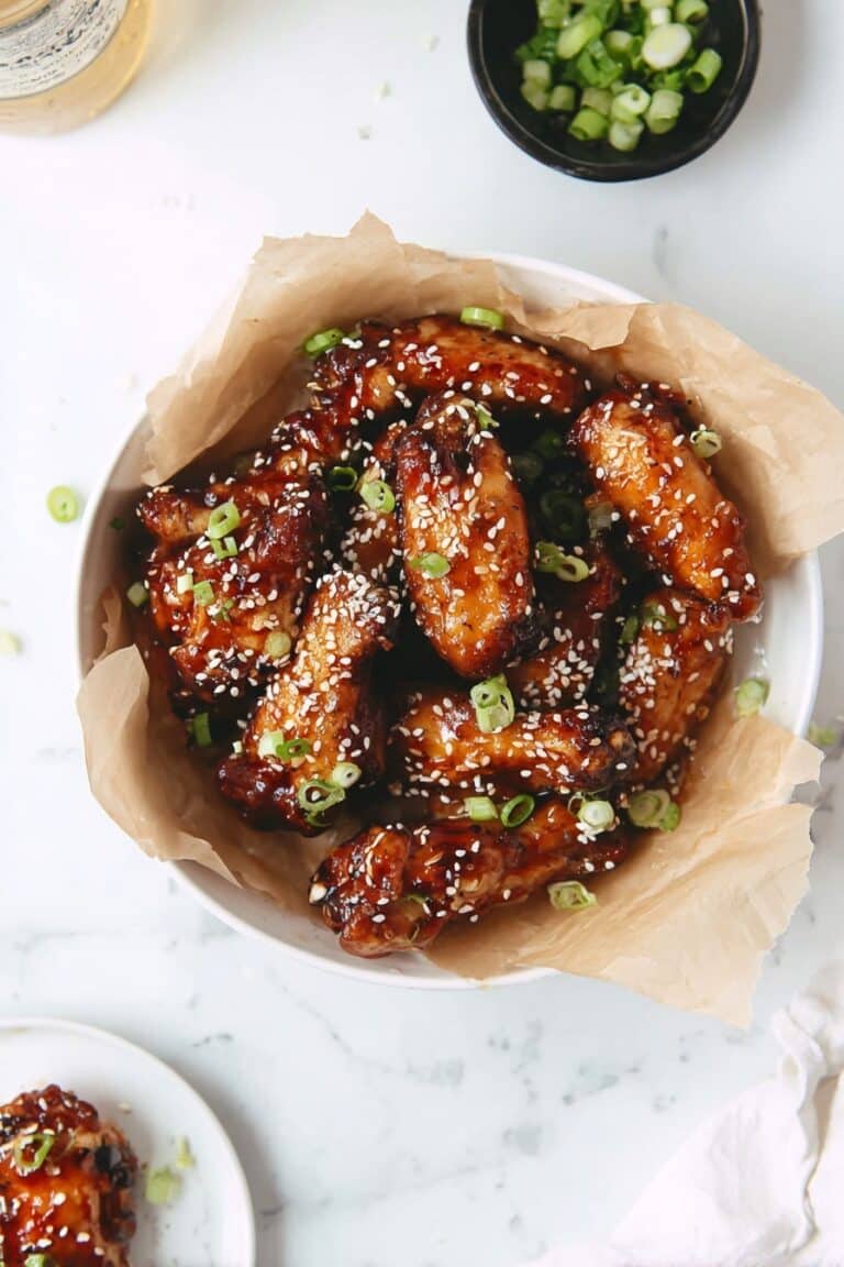 Air Fryer Honey Garlic Chicken Wings Recipe