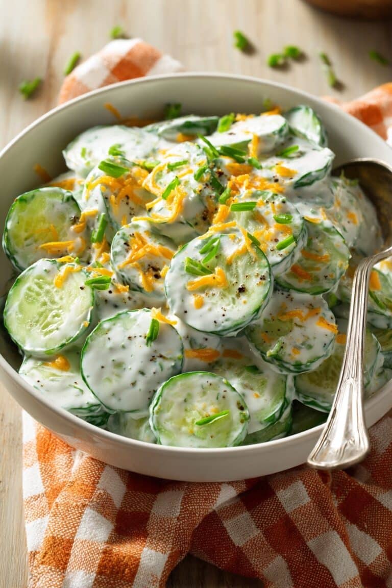 Million Dollar Cucumber Salad Recipe