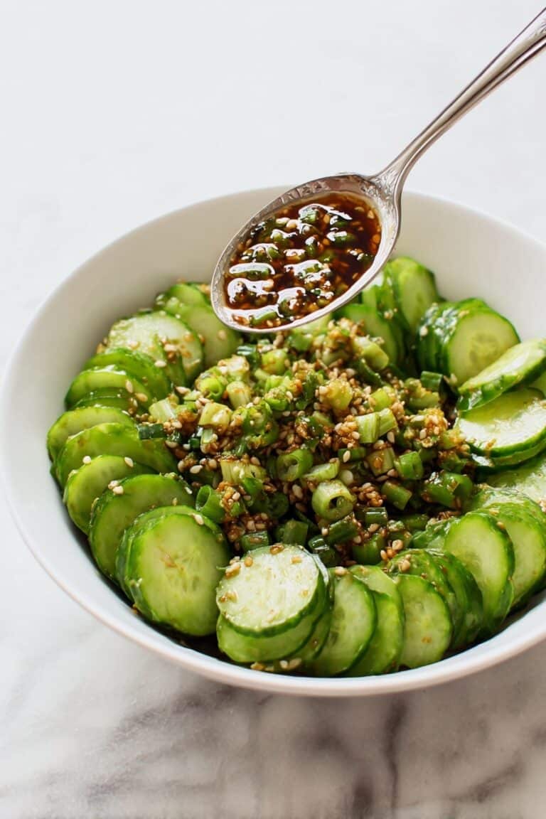 Viral TikTok Asian Cucumber Salad (Crunchy, Spicy & Addictive!) Recipe