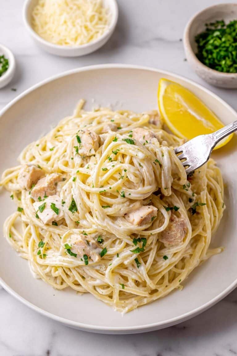 Creamy Lemon Chicken Pasta Recipe