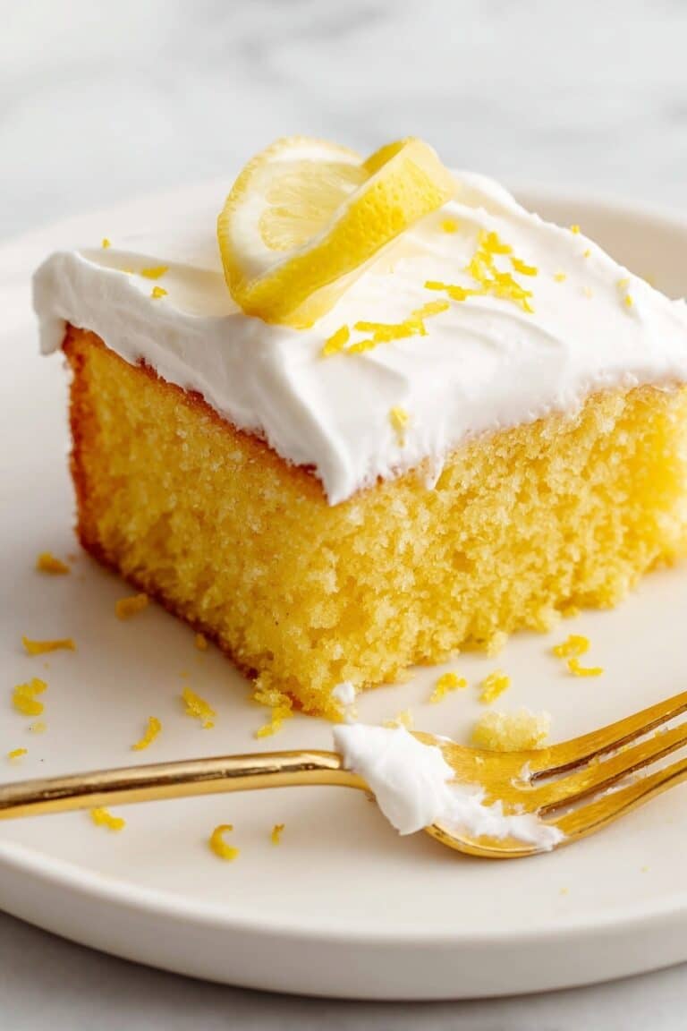 The BEST Lemon Poke Cake (Easy, Refreshing & So Delicious!) Recipe
