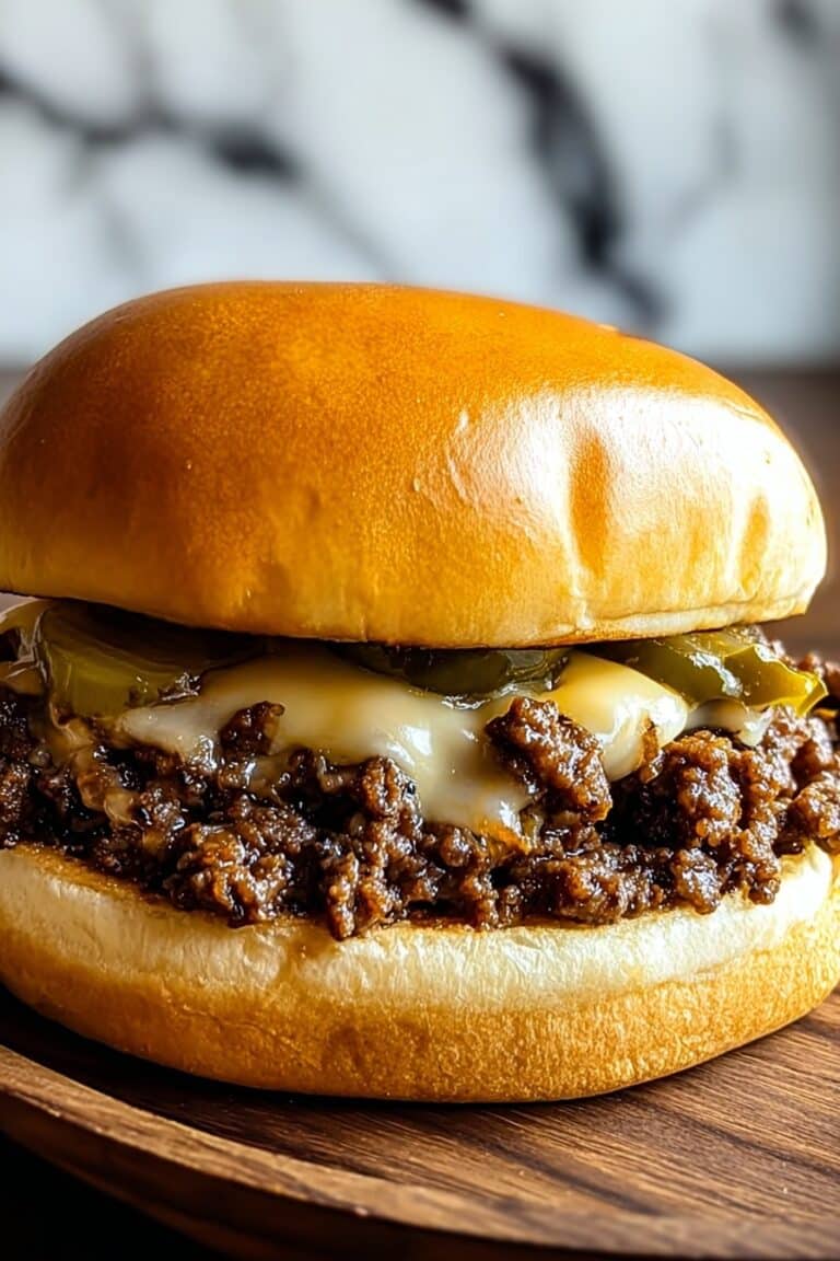 Philly Cheesesteak Sloppy Joes (Cheesy, Saucy & So Addictive) Recipe