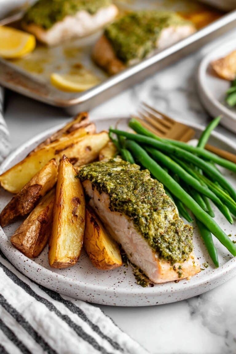 The BEST Baked Pesto Salmon (Easy, Juicy & So Delicious!) Recipe