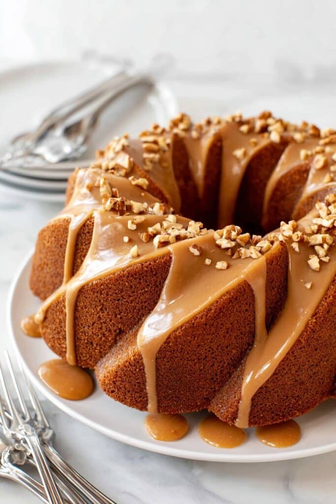 Southern Pecan Praline Bundt Cake Recipe