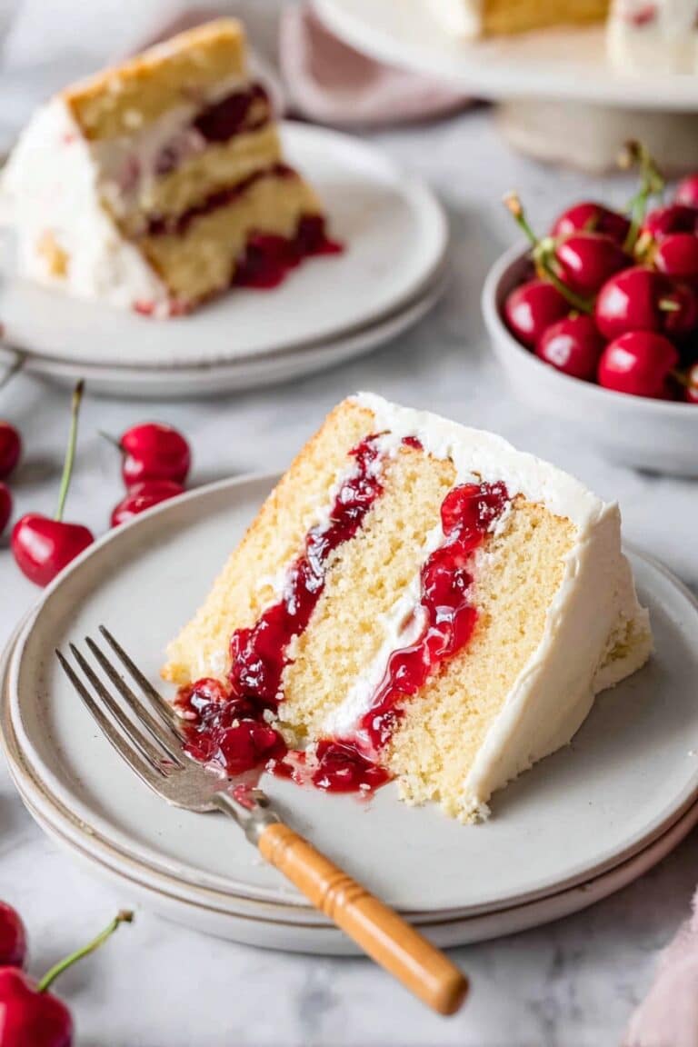 The BEST Cherry Crisp Cake (Moist, Cozy & So Delicious!) Recipe