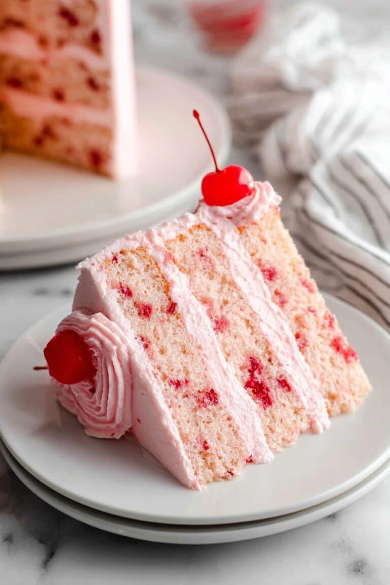 Easy Homemade Cherry Chip Cake (Moist, Fun & So Good!) Recipe