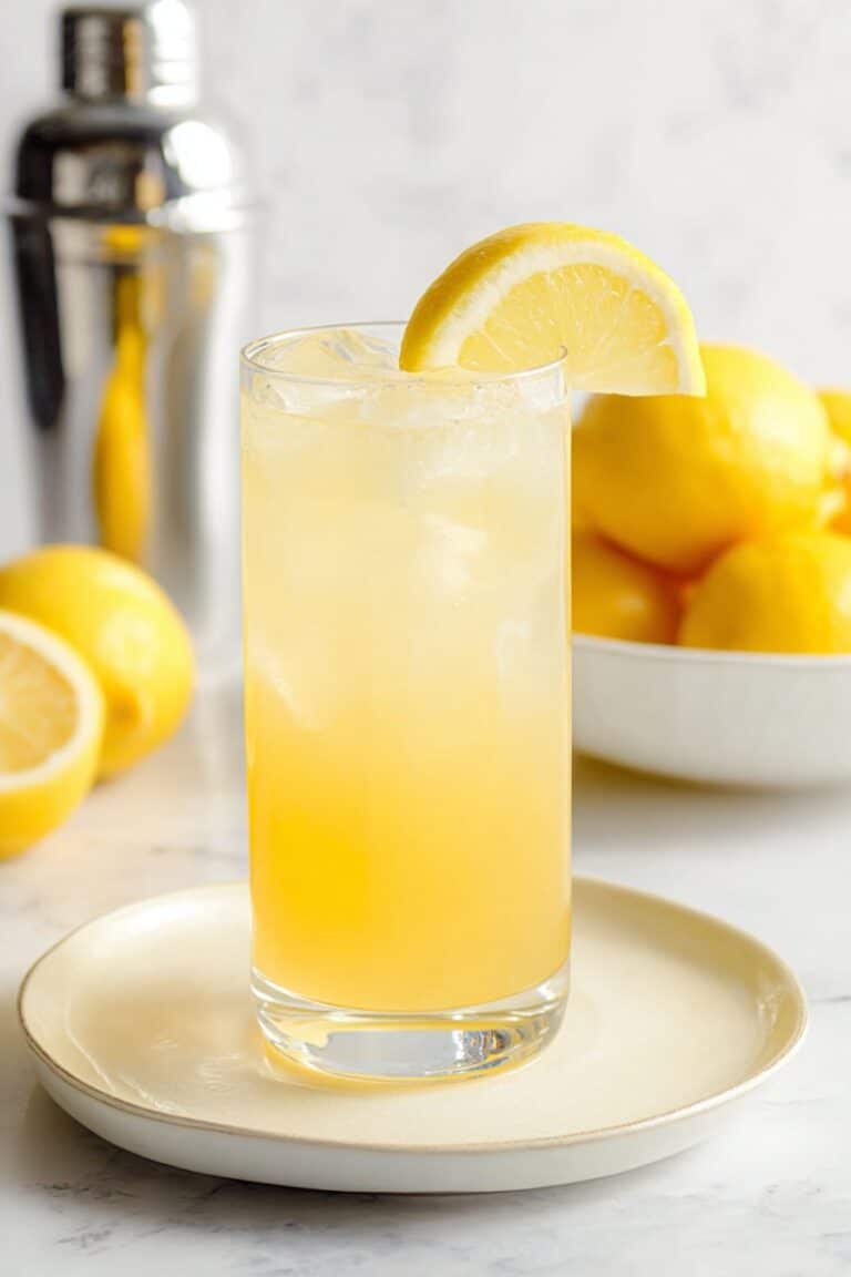 Viral Lemonade Cocktail with Vodka, Chile Liqueur, and Sparkling Water Recipe