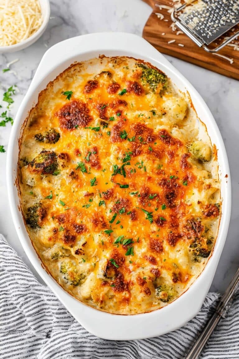 Cheesy Chicken and Rice Casserole (One Dish Dump-and-Bake!) Recipe