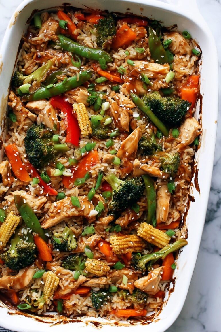 Easy Teriyaki Chicken Casserole Recipe