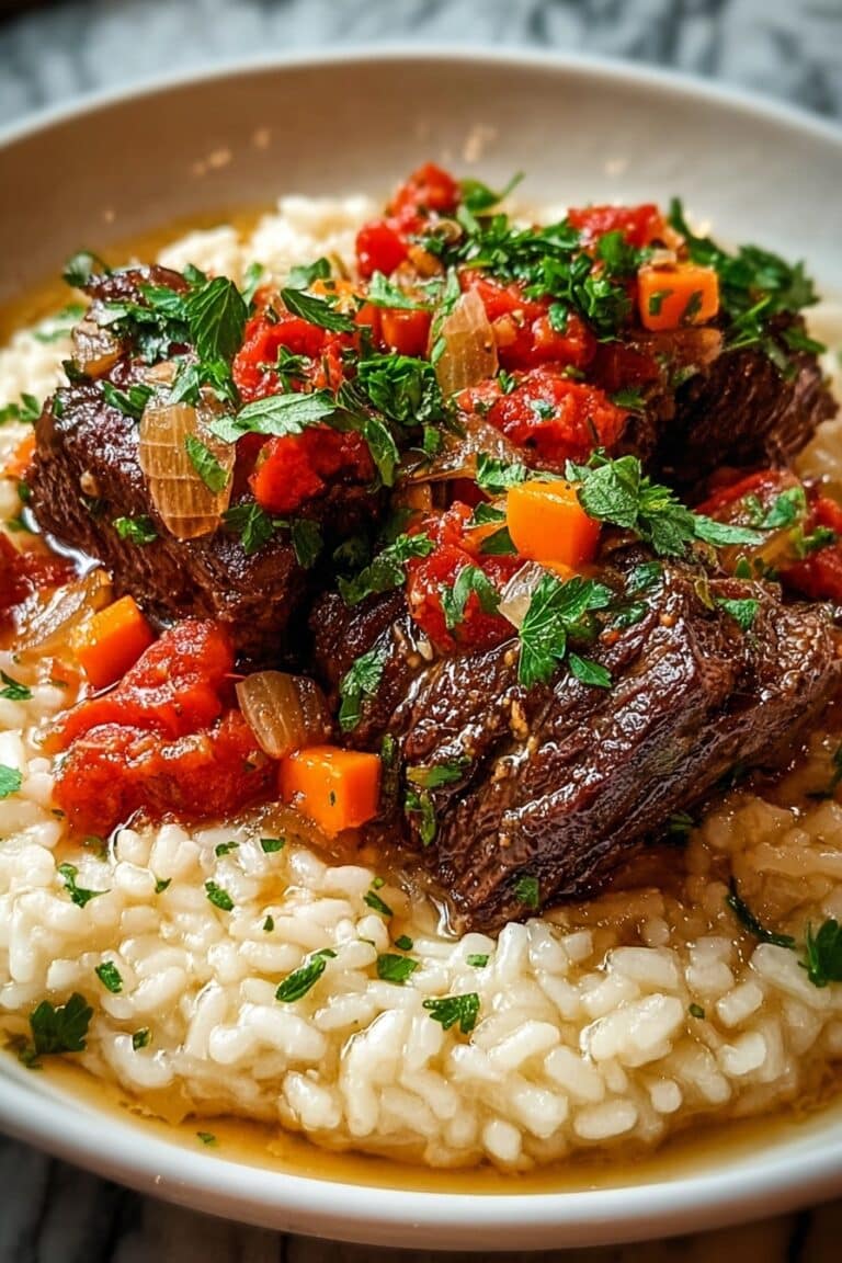 Italian Pot Roast with Creamy Risotto Recipe