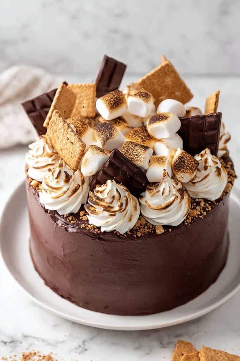 The BEST S’mores Layer Cake (Rich, Gooey & So Delicious!) Recipe