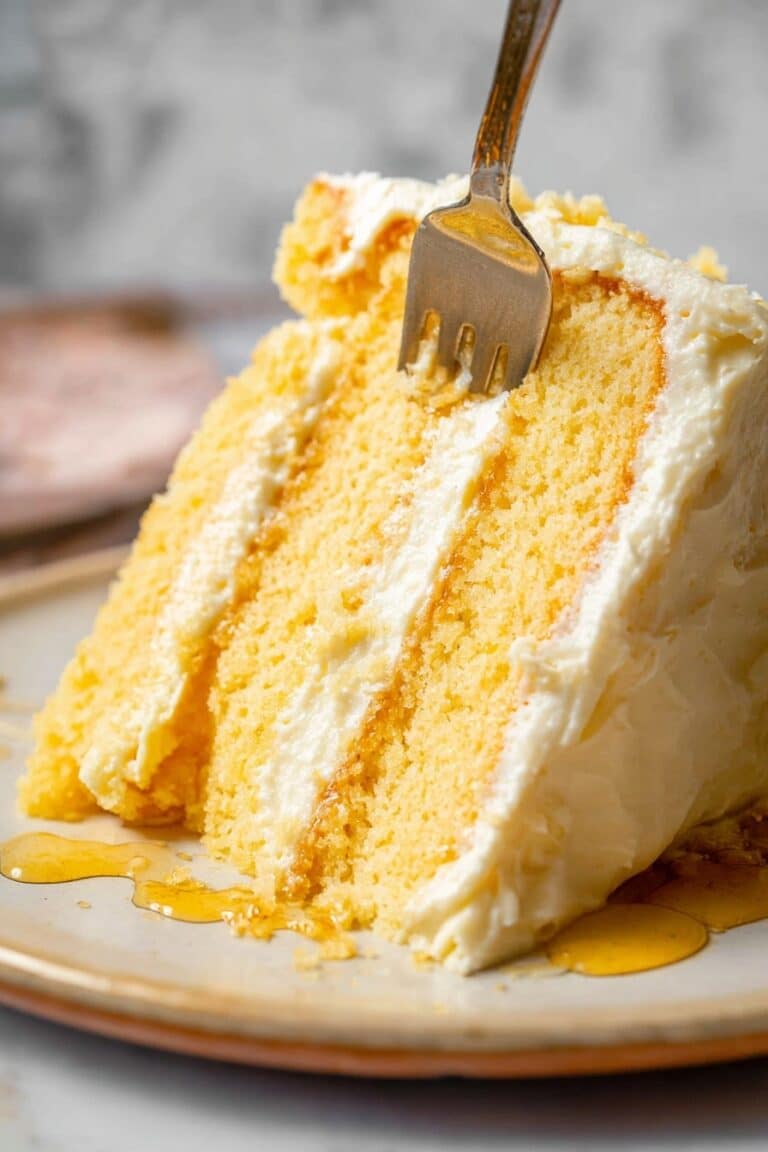 Layered Cornbread Cake with Whipped Honey Butter Frosting Recipe