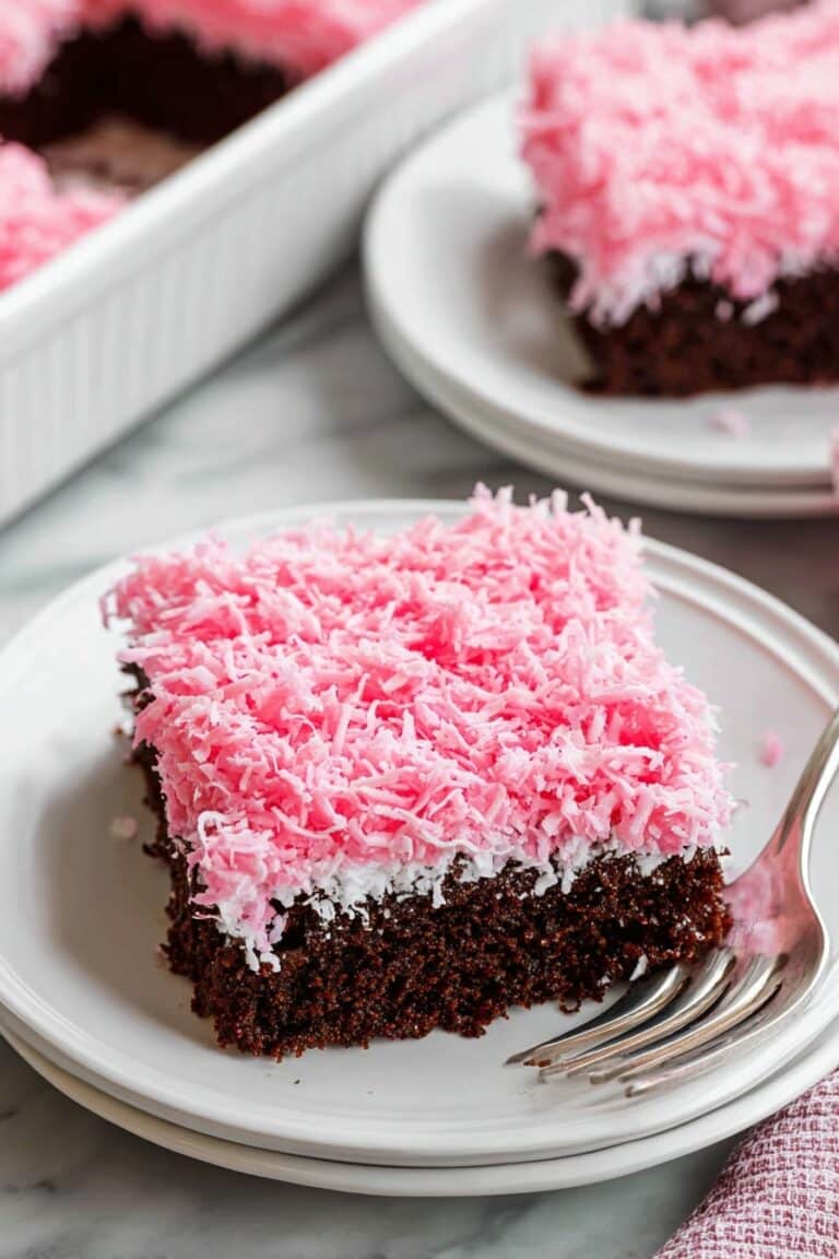 Hostess Snowball Cake Recipe: Fluffy Chocolate Cake with Pink Coconut Frosting Recipe
