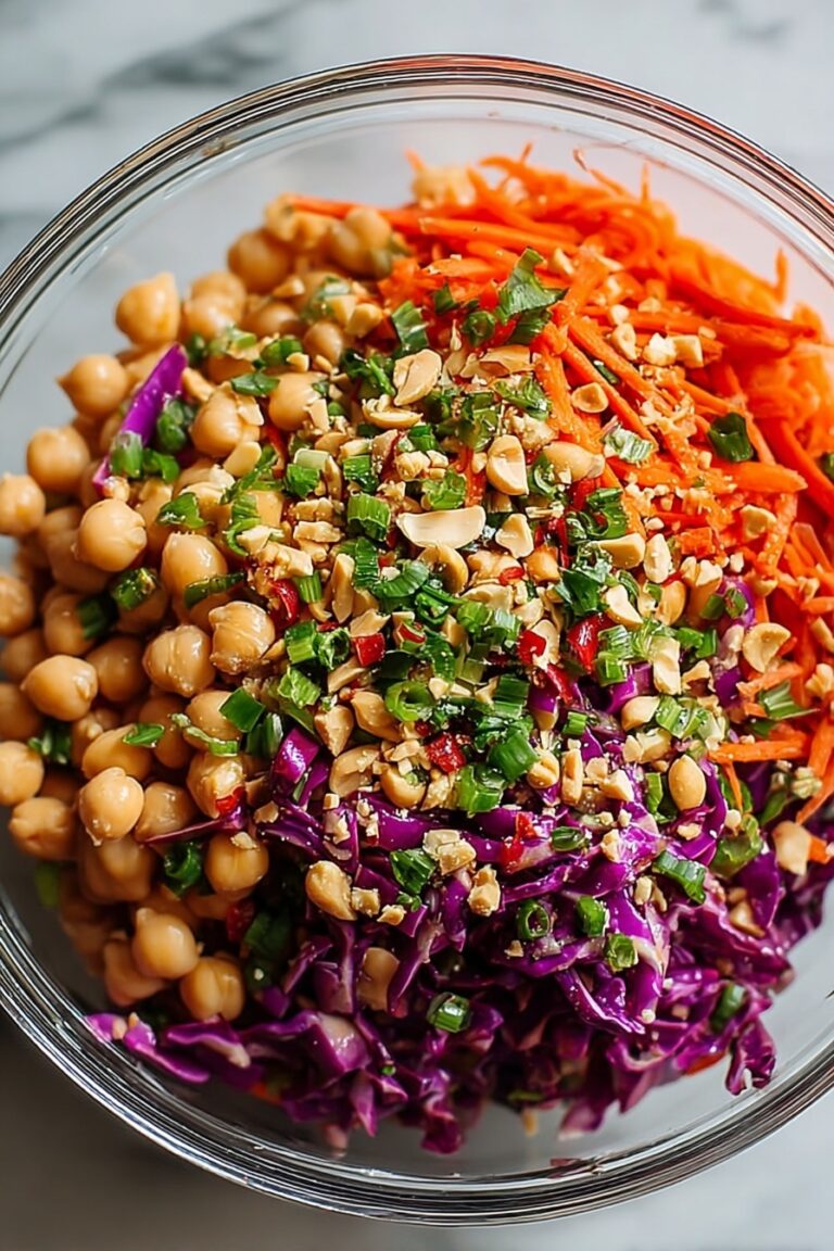 Crunchy Thai Chickpea Salad: Quick & Delicious Delight! Recipe