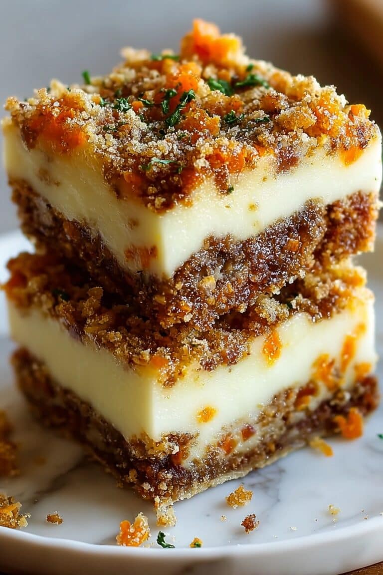 The BEST Carrot Cake Bars with Cream Cheese Frosting (So Delicious!) Recipe