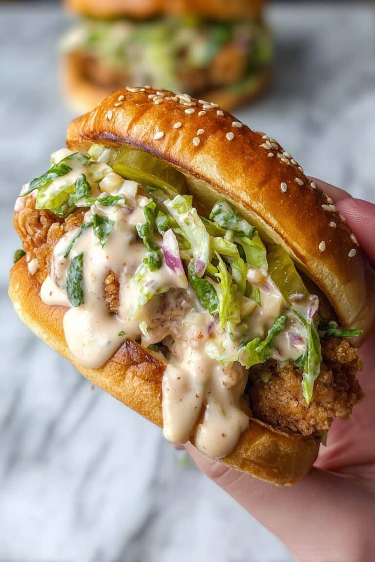 Chopped BBQ Chicken Sandwich with Alabama White BBQ Sauce Recipe