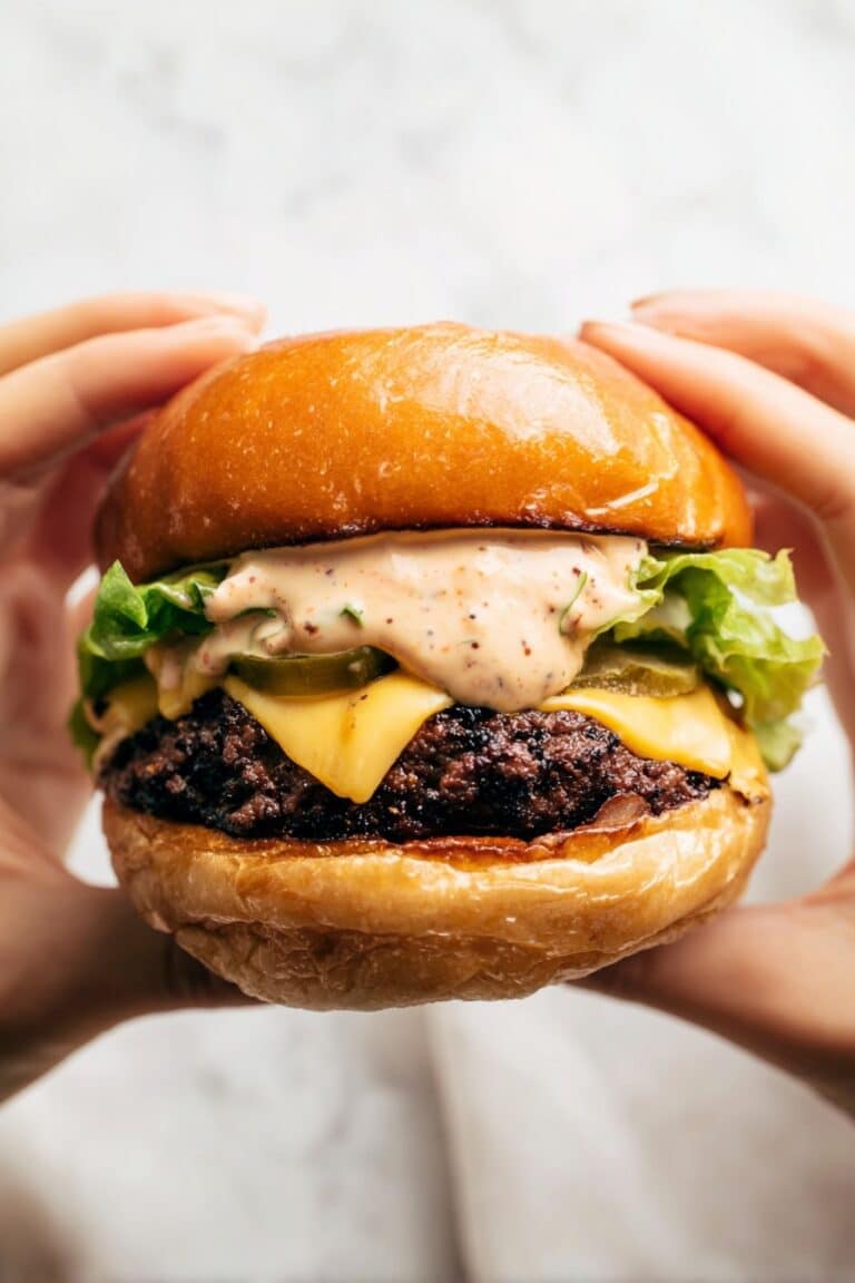 Crispy Smash Burgers with Secret House Sauce Recipe