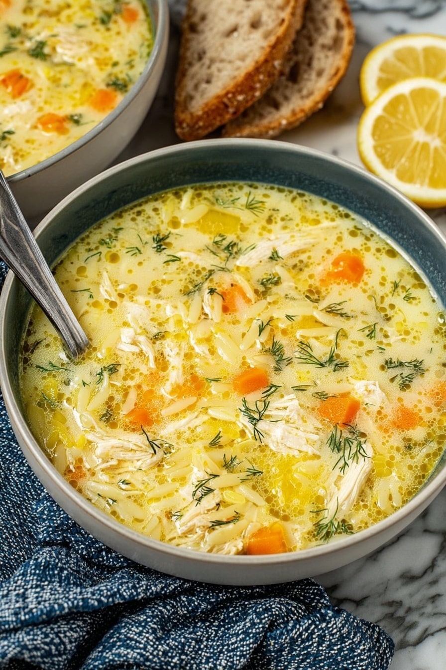 Greek Lemon Chicken Soup Recipe
