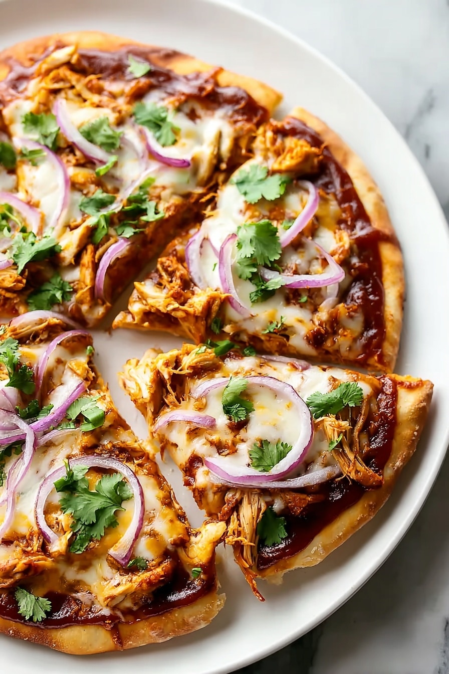 BBQ Chicken Flatbread Recipe
