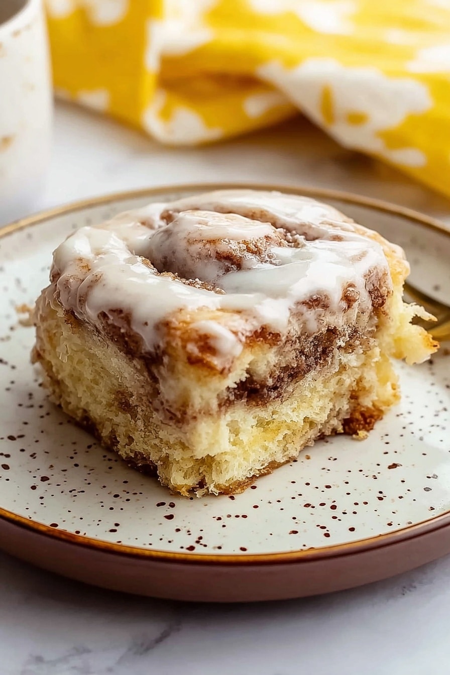 Crockpot Gooey Cinnamon Roll Dump Cake Recipe