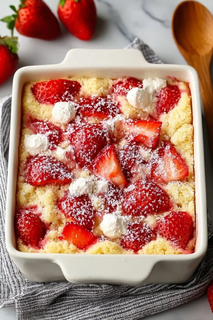 Strawberry Cheesecake Dump Cake Recipe 7 Strawberry Cheesecake Dump Cake Recipe